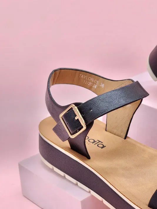 Sandalias Sabata para dama taylor-01 BLACK
