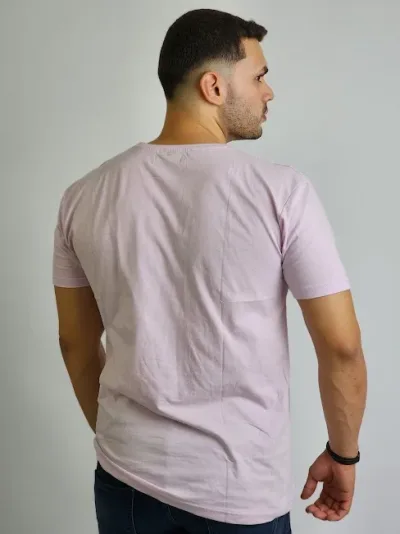 Camiseta Estivaneli para caballero color lila