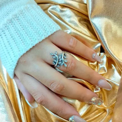 Anillo para dama plata 925 color plata