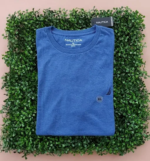 Camiseta Náutica para caballero color azul