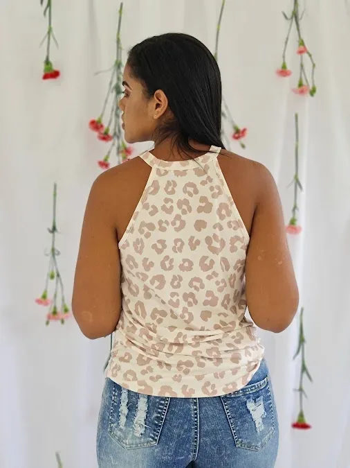 Blusa para dama diseño de leopardo