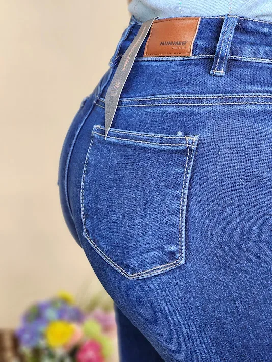 Jeans Hummer para dama color azul 2475R