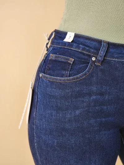 Jeans Estivaneli para dama DPFW-56013 COLOR AZUL OSCURO