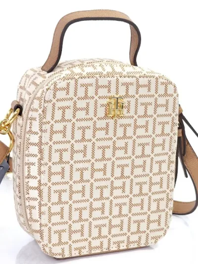 Bolso Tommy Hilfiger para dama color beige