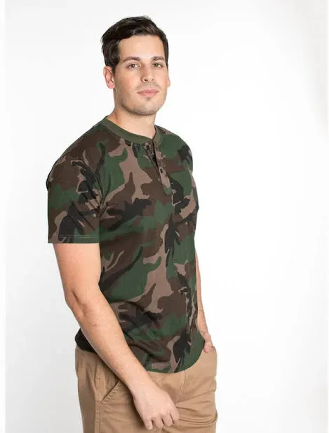 Camiseta para caballero diseño de camuflaje