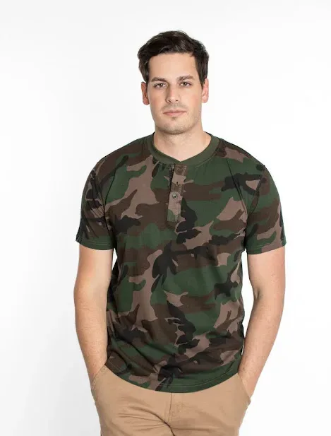 Camiseta para caballero diseño de camuflaje