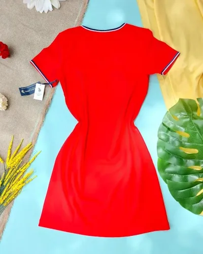 Vestido Polo para dama color rojo