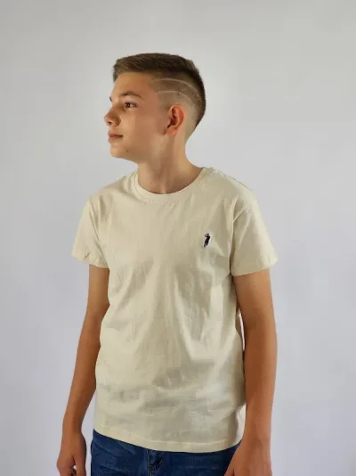 Camiseta Cambrige Polo para niño color beige