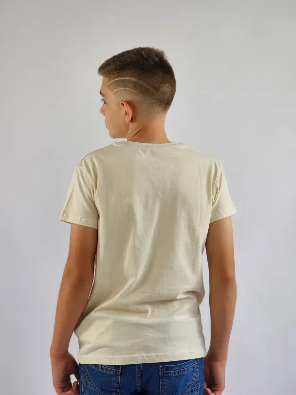 Camiseta Cambrige Polo para niño color beige