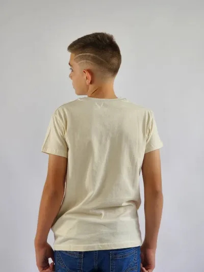 Camiseta Cambrige Polo para niño color beige