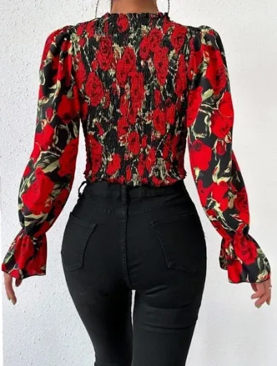 Blusa para dama estampado floral