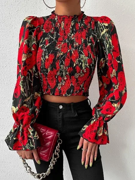 Blusa para dama estampado floral