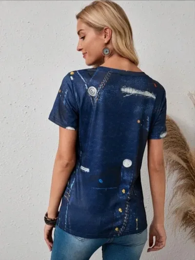 Camiseta para dama diseño de gato
