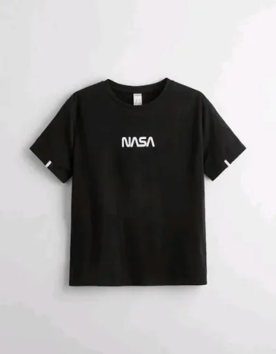 Camiseta para niño color negro