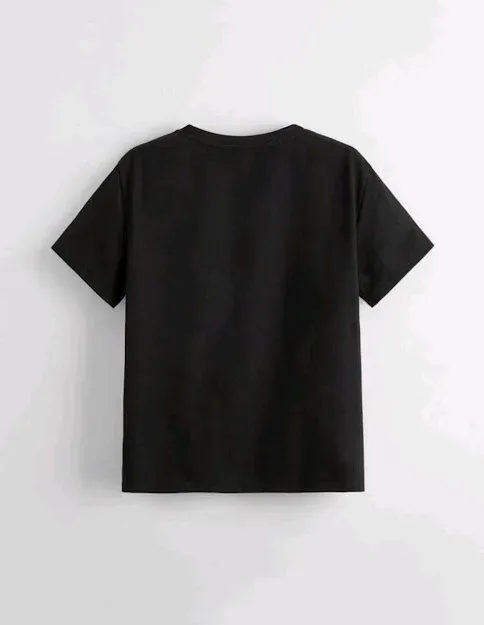Camiseta para niño color negro