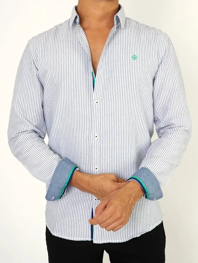 Camisa Hummer para caballero de rayas