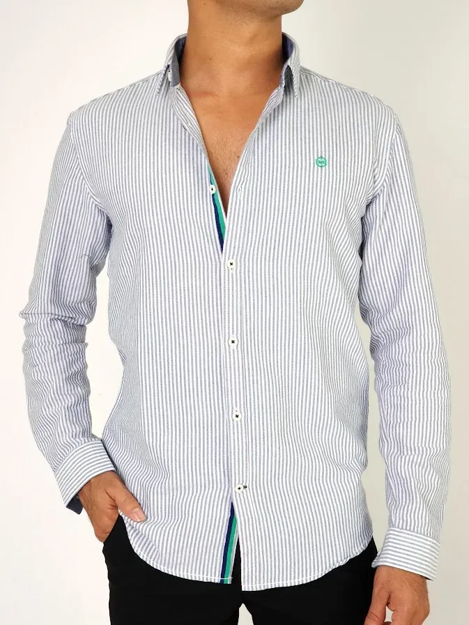 Camisa Hummer para caballero de rayas