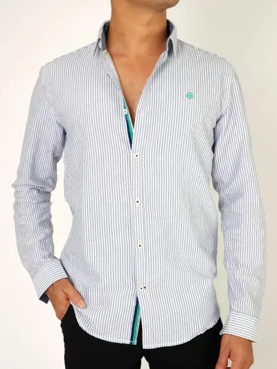 Camisa Hummer para caballero de rayas