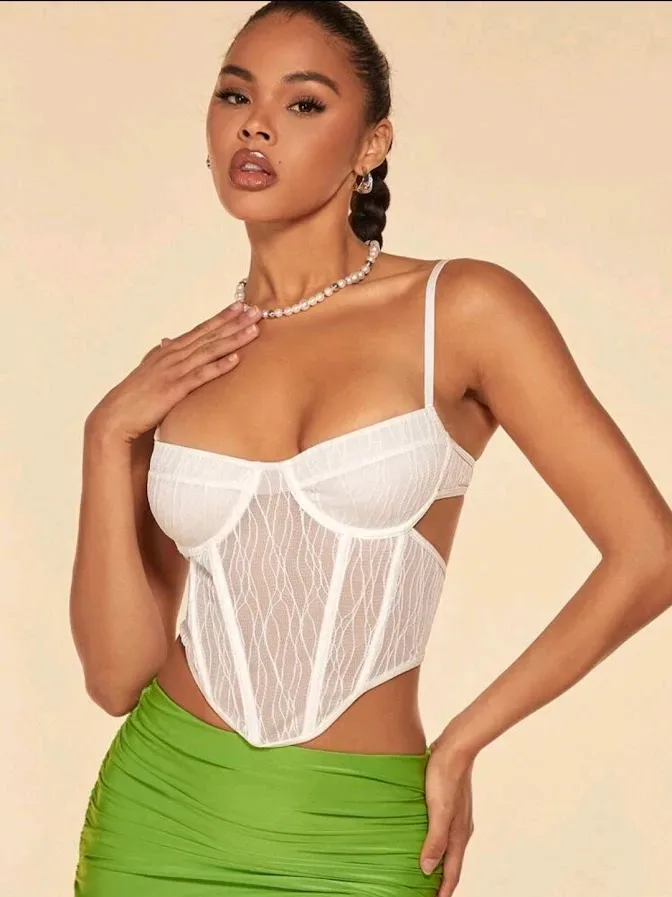 Crop top para dama color blanco