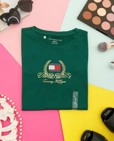 Camiseta Tommy Hilfiger para dama color verde