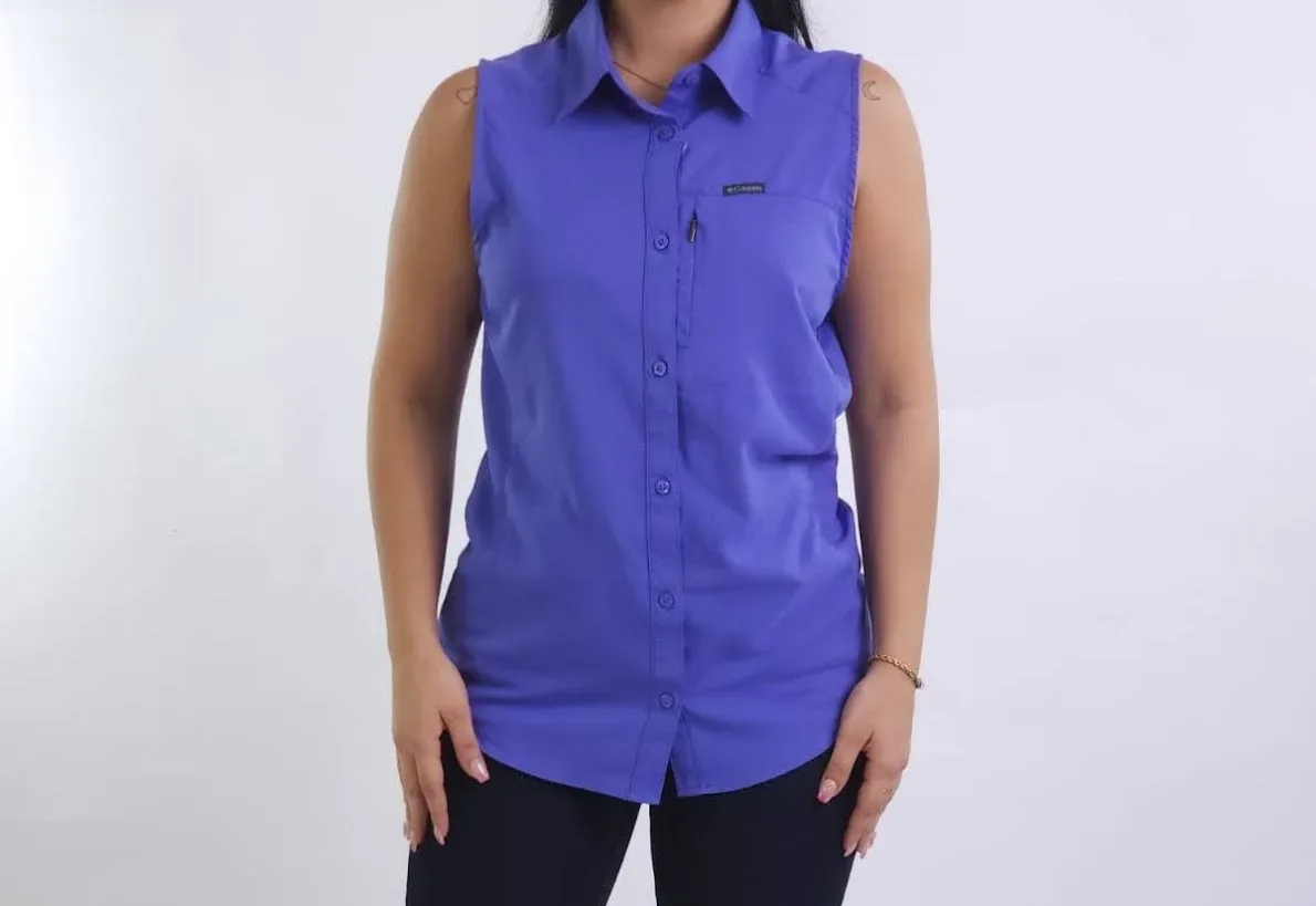 Camisa Columbia para dama color morado