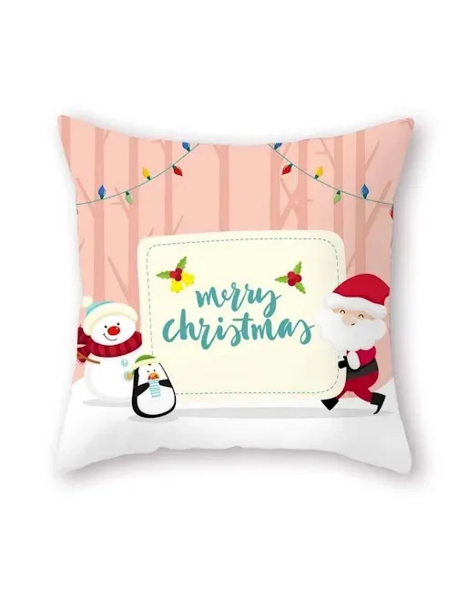 Fundas para almohadón diseño navideño