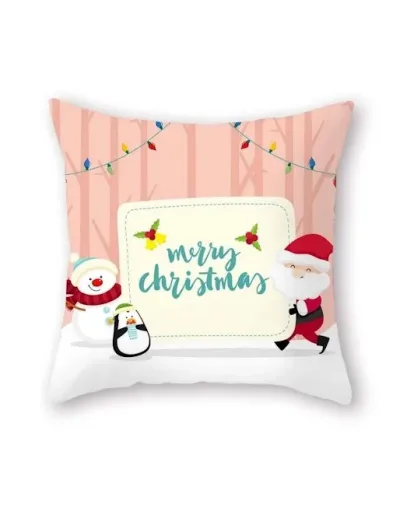 Fundas para almohadón diseño navideño