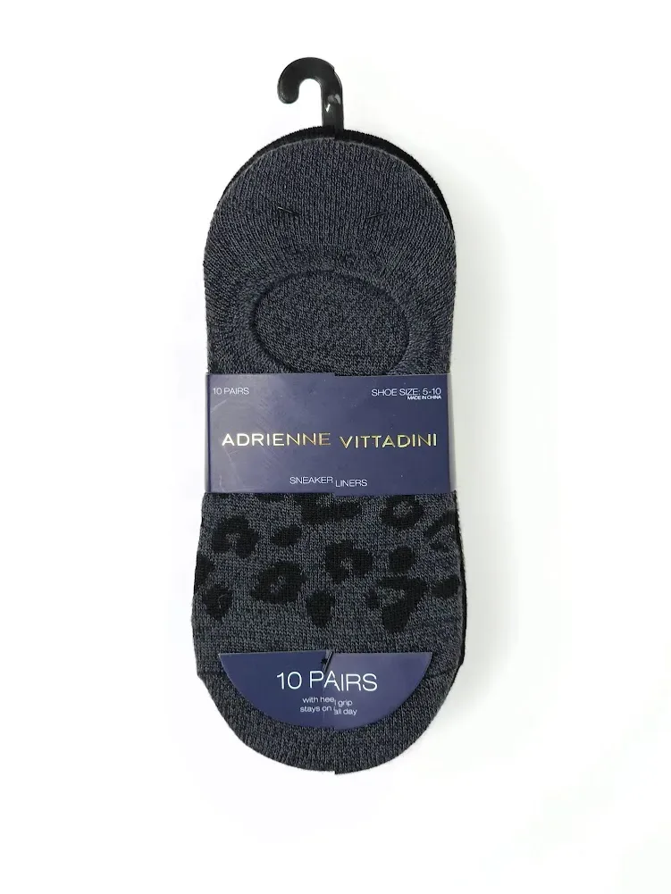 Set 10 pares de calcetas Adrienne Vittadini para dama multicolor