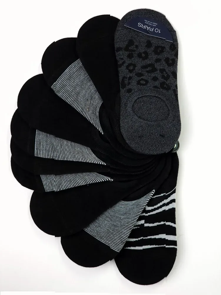 Set 10 pares de calcetas Adrienne Vittadini para dama multicolor