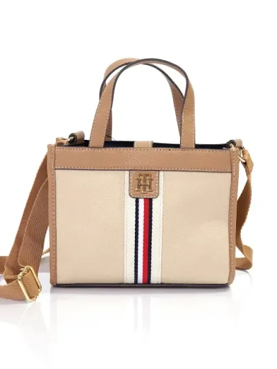 Bolso Tommy Hilfiger para dama color beige