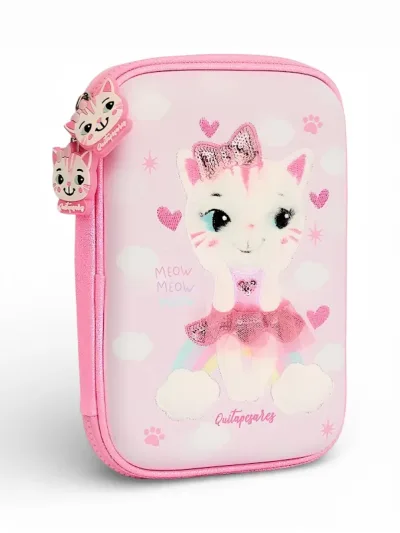 Cartuchera Mooving 1506203 Gatita #COLOR ROSA