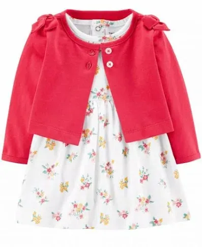Vestido Carter's para niña incluye abrigo