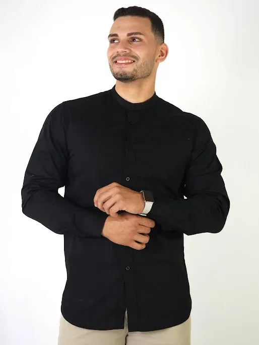 Camisa Estivaneli para caballero color negro