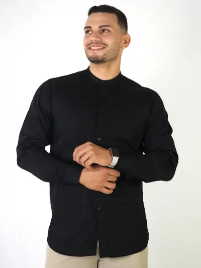 Camisa Estivaneli para caballero color negro