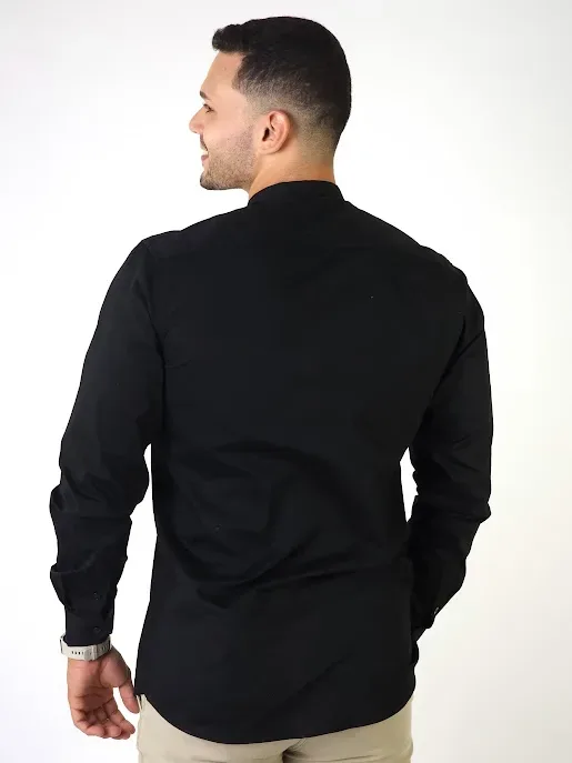 Camisa Estivaneli para caballero color negro
