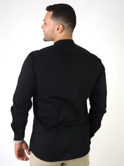 Camisa Estivaneli para caballero color negro