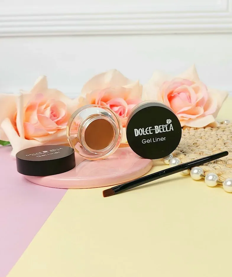 Delineador en gel para ojos y cejas  para dama