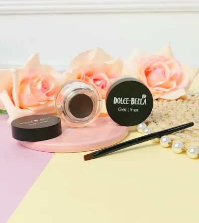Delineador en gel para ojos y cejas  para dama