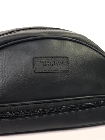 Estuche Perry Ellis de viaje para caballero color negro