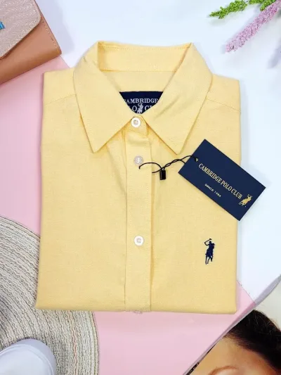Camisa Cambrige Polo para dama
