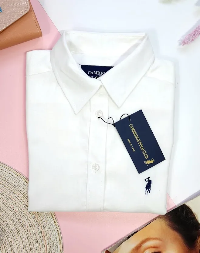 Camisa Cambrige Polo para dama