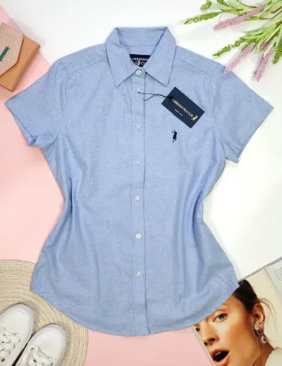 Camisa Cambrige Polo para dama
