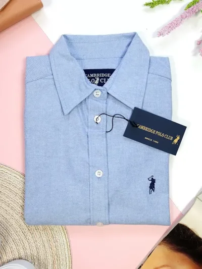 Camisa Cambrige Polo para dama