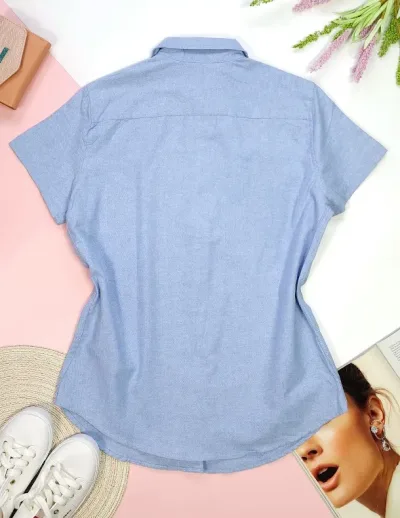 Camisa Cambrige Polo para dama