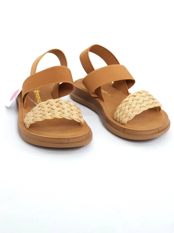 Sandalias para niña Camel