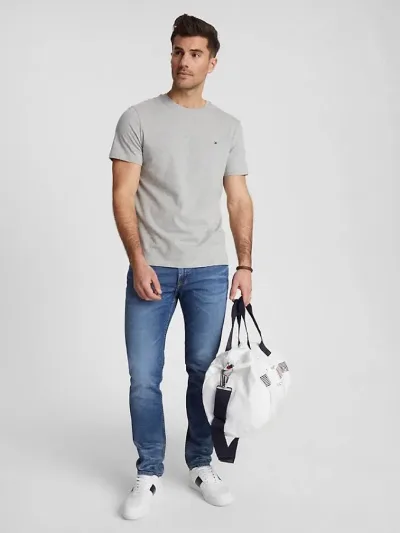 Camiseta Tommy Hilfiger para caballero color gris