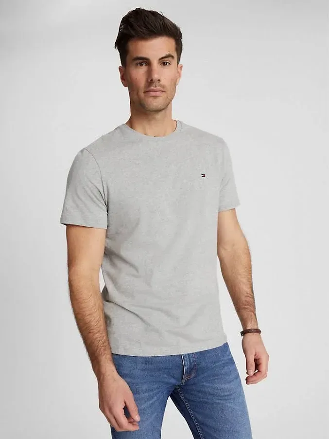 Camiseta Tommy Hilfiger para caballero color gris