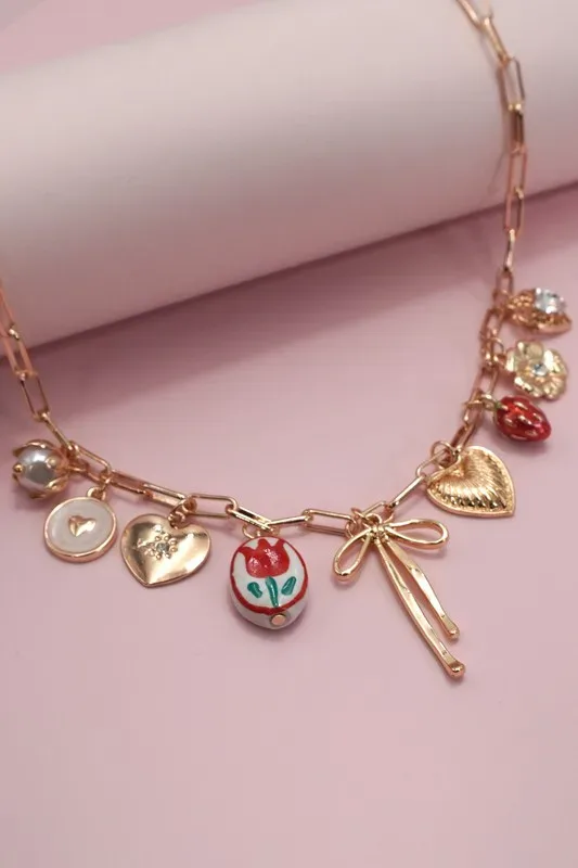 Collar dama-  Fantasía fina - 80N91645GOLD