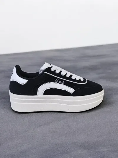 Tenis Coral Naoko Black/White para dama