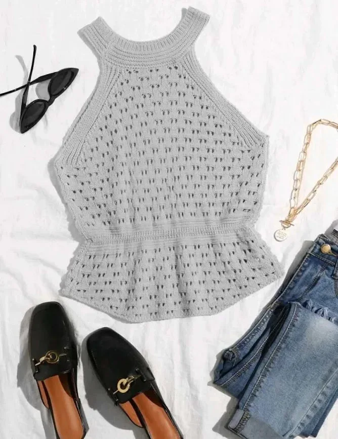 Blusa para dama color gris